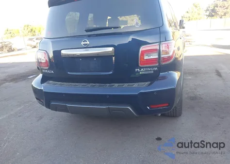2018 Nissan Armada Platinum from USA, damaged, VIN JN8AY2NF6J9332113